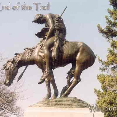 Postcard, Statue, End of the Trail