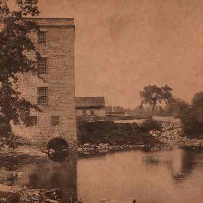 Postcard, Canning, Mill and Dam, 7252