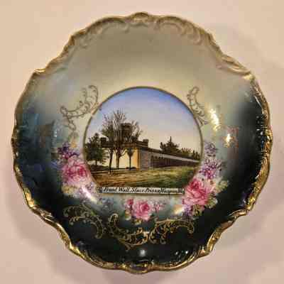 Souvenir, Dish, Front Wall, Wisconsin State Prison