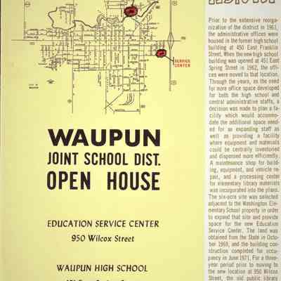 Waupun "Joint School Dist" Open House