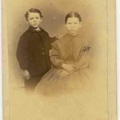 Cabinet Portrait, Charlie & Jessie Babcock