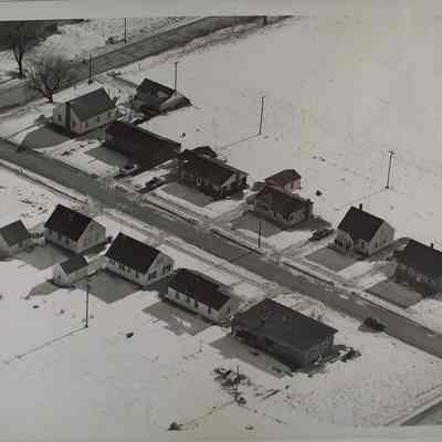 Waupun 1950's aerial photos.