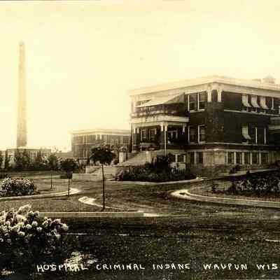 Postcard, Central State, Hospital Criminal Insane