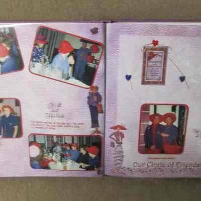 Pages 6 - 7 of scrapbook