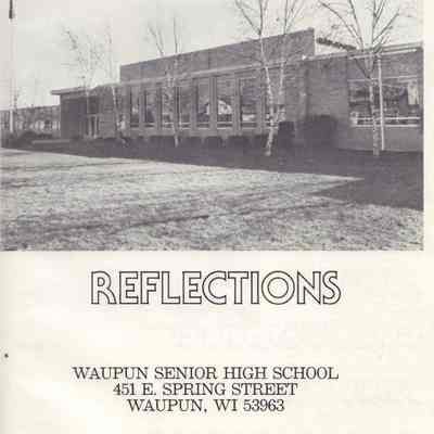 Waubun 1983 (Reflections) (H.S yaerbook): Origformat: Other