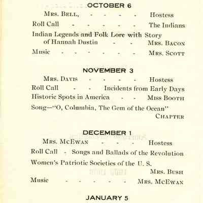 Program-DAR 1908-1909