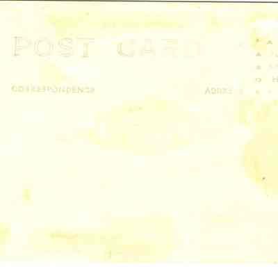 Back side of postcard