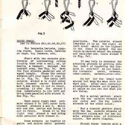 Booklet published by Handcrafters of Waupun.