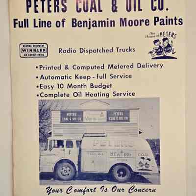 Advertisement, Peter's Coal & Oil Company