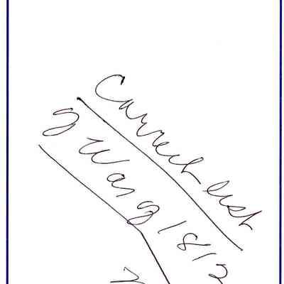 Material sent to Jim Laird by Minnie Drummy.