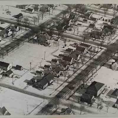 Waupun 1950's aerial photos.