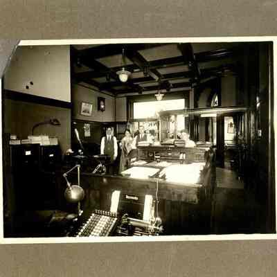 Business of early Waupun. (National Bank)