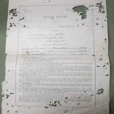 Annual Report Alto School Census 1914