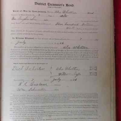 District Treasurers Bond
