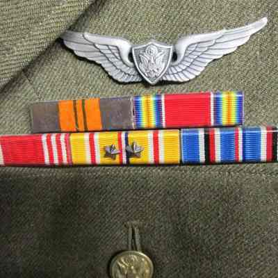 WW II USAAC Uniform of Edwin F. Herrmann