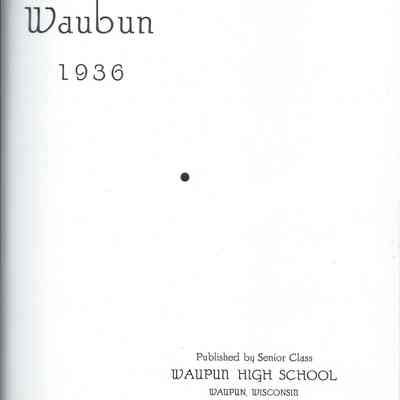 Waubun 1936