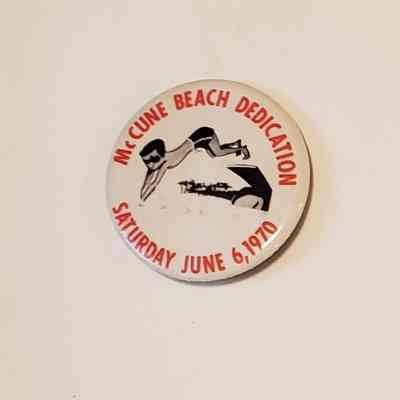 Button, McCune Beach Dedication