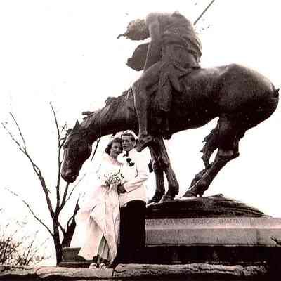 Photograph, Brides, Bartow and Pick, at The End of the Trail