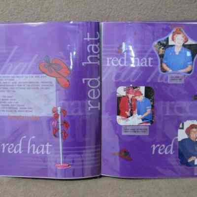 Pages 10 - 11 of scrapbook