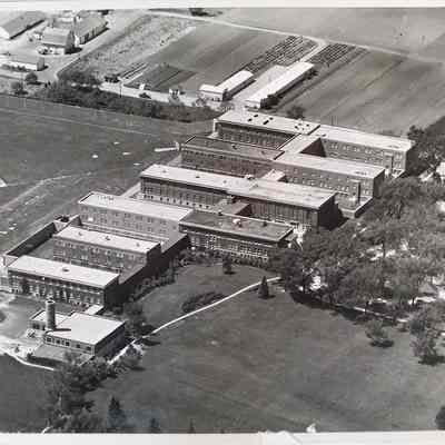 Waupun 1950's aerial photos.