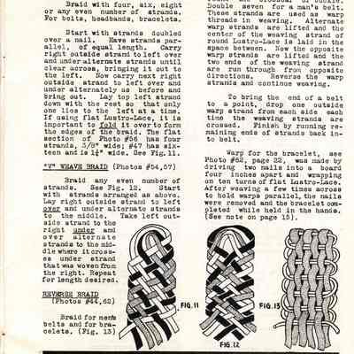 Booklet published by Handcrafters of Waupun.