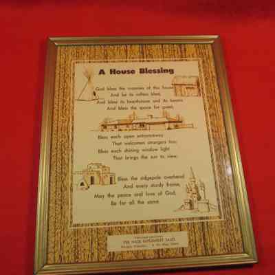 Advertisement, Ver Hage Implement Sales, A House Blessing