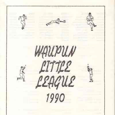 Program, 1990 Little League