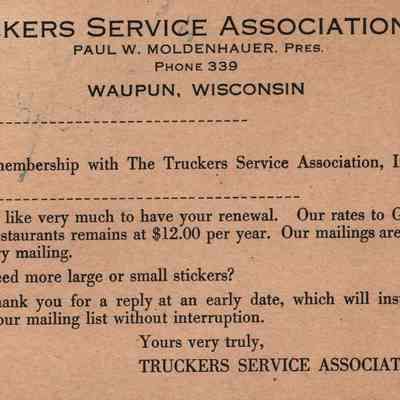 Cards, Truckers Service Association, Inc., Paul Moldenhauer