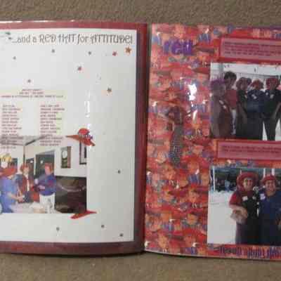 Pages 14 - 15 of scrapbook