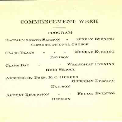 1904 Graduation Invitation.