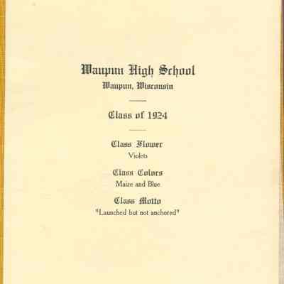 1924 Diploma