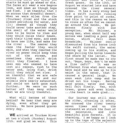 Page from Gold Rush Journal-Hillyer
