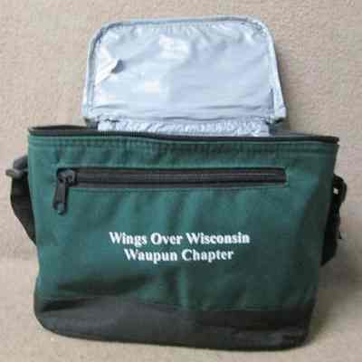 Front and inside lid of pouch/lunch bag