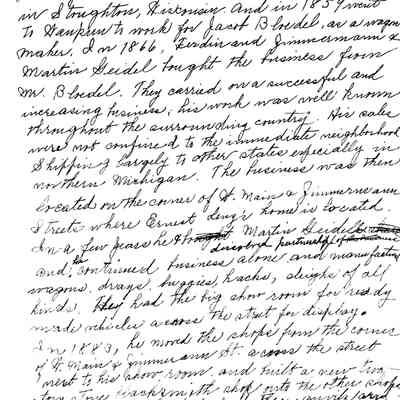 History of Frederick Ferdeinad Zimmerman