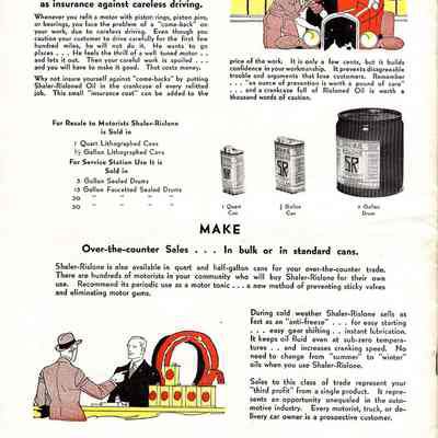 Shaler Rislone Advertising Brochure.