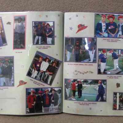 Pages 18 - 19 of scrapbook