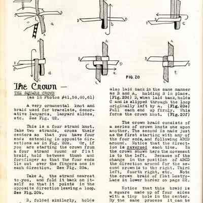 Booklet published by Handcrafters of Waupun.