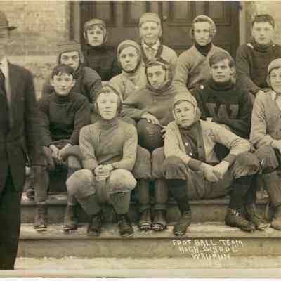 Photograph, Football Team High School Waupun, Wis