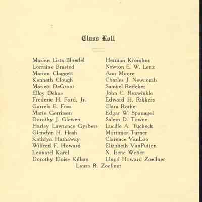 1924 Diploma