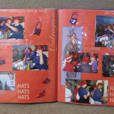 Pages 20 - 21 of scrapbook