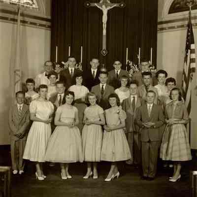 Photograph, Church, St. Joseph Catholic, 1959 Graduating Class