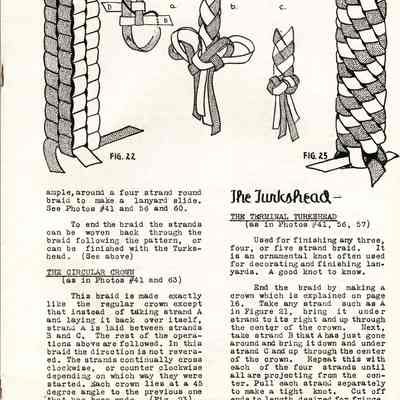 Booklet published by Handcrafters of Waupun.