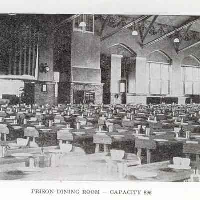 Photograph, Wisconsin State Prison, Prison Dining Room