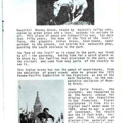 Story of "End of The Trail".