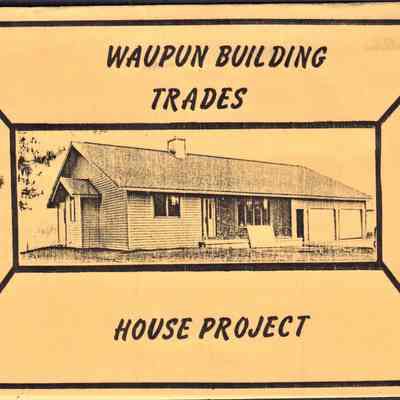Waupun High School - Building Trades "House Project" (1989)
