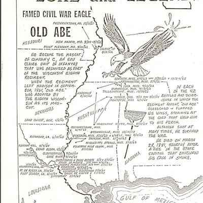 Document, Wisconsin Lore and Legends, Famed Civil War Eagle, Old Abe
