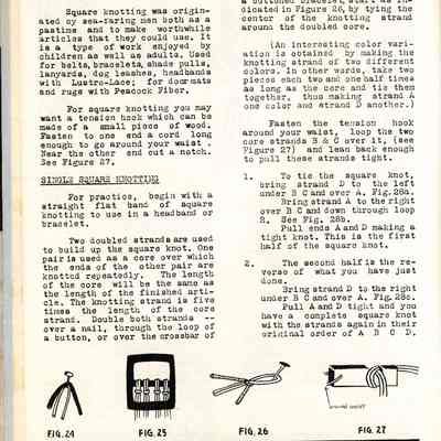 Booklet published by Handcrafters of Waupun.