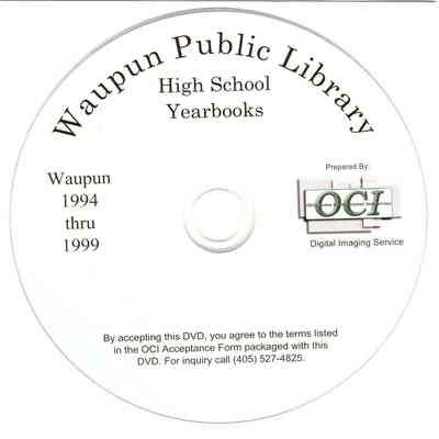 Waupun High School Yearbooks 1994-1999