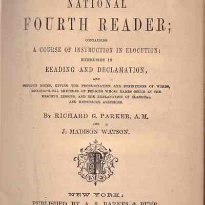 NATIONAL FOURTH READER: Origformat: Other