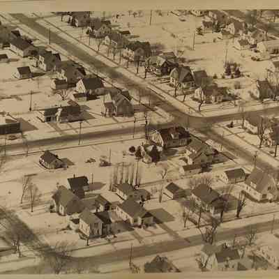 Waupun 1950's aerial photos.